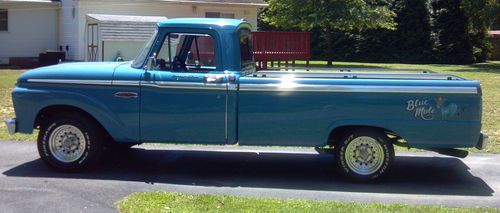 1966 ford custom cab hot rod pickup with chevy v8 power