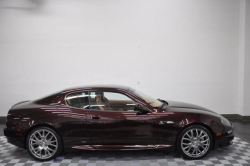 2006 maserati gransport coupe bordeaux/two tone tan f1 only 11,200 miles