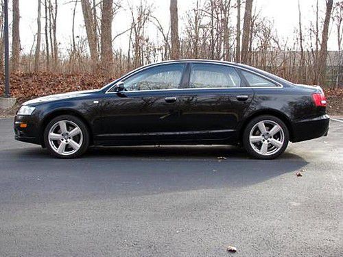 2008 audi a6 3.2 quattro very clean  black black  18" wheels priced to sell
