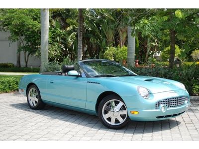 2002 ford thunderbird roadster premium hardtop 17in alloy color accent pkg