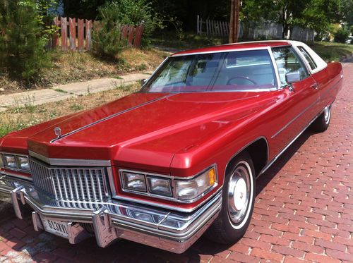 1975 cadillac deville base coupe 2-door 8.2l only 42k miles great condition