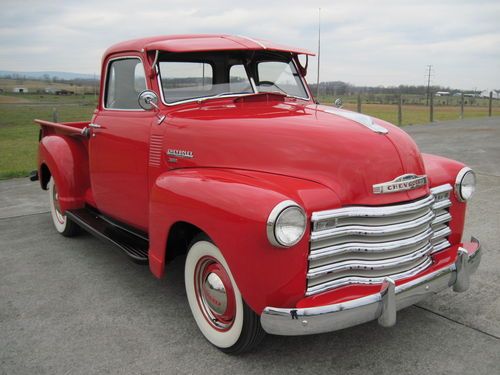 1949 chevrolet pickup 1/2 ton 100% complete restoation very nice show truck