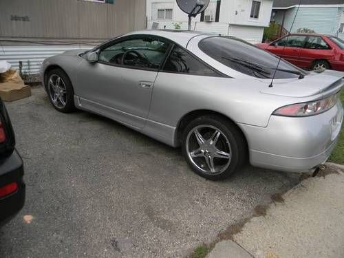 1995 mitsubishi eclipse gs with chrome wheels in great shape!