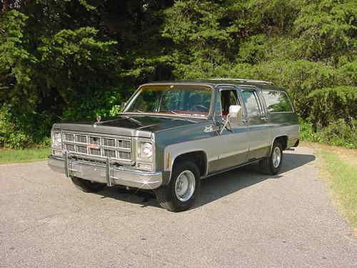 1979 gmc suburban rust, corrosion free really nice tow vehicle low mi