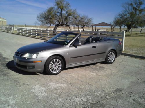 2005 saab 9-3 arc convertible 2.0l turbo - only 67k miles!