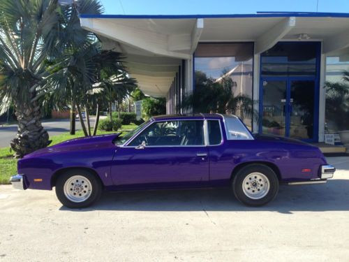 1979 oldsmobille cutlass calais  restored hot rod with removable t-top