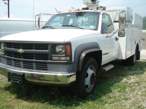 1999 chevy c3500 hd bucket truck