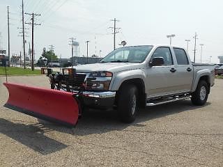 2007 gmc canyon 4x4 off road crew cab 126.0&#034; sle2 plow package pewter