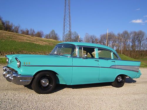1957 chevrolet belair four door sedan
