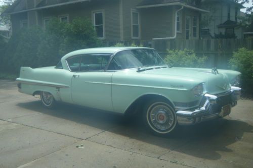 1957 cadillac coupe deville, rust free, original, stored 29 years