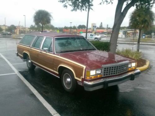 1984 ford ltd country squire wagon 4-door 5.8l