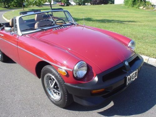 1980 mgb overdrive w/ 9500 orig. miles- mint condition