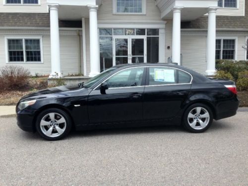 2005 bmw 5 series sedan with a 6 speed trans. sunroof leather clean