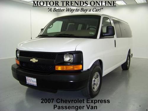 2007 chevy express 1500 8 passenger 5.3 v8 am fm cd ac cruise 68k houston tx