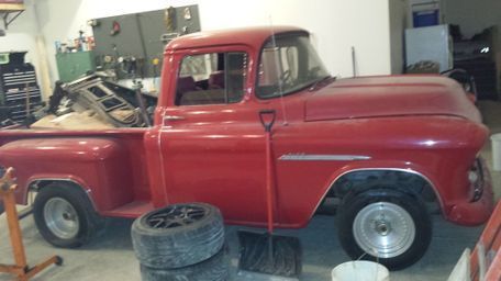 1955 chevy 3100 truck barn find 327ci older restoration great condition southern