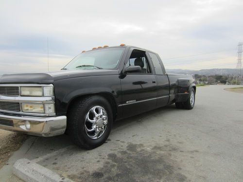 1994 chevrolet 3500 silverado 2wd automatic tow package leather seats lowered