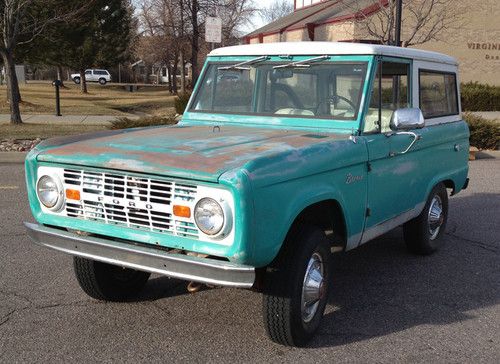Solid and uncut 1966 ford bronco