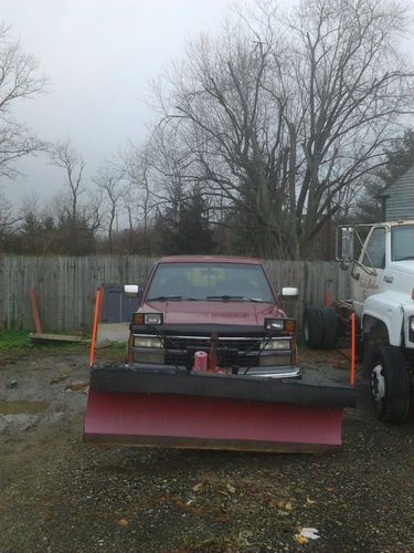 Chevy, 4x4, z71, snowplow, western, 350, 1500, plow