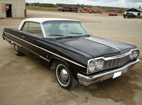 1964 chevrolet impala 2 door hardtop sport coupe 283 v8 auto nice rust-free body