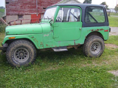 1980 cj7 jeep with amc 304 ci engine and four speed trans
