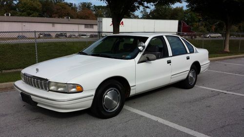 1996 chevrolet 9c1 police caprice all original low mileage!! chevy police