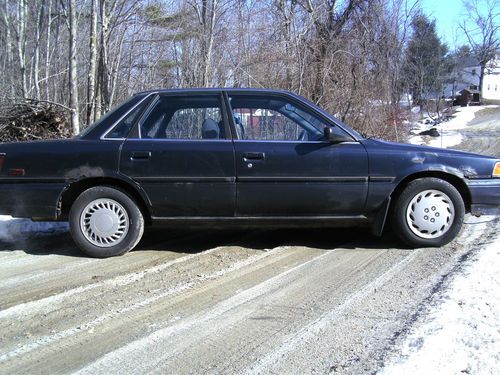 1991 toyota camry dx sedan very low miles no reserve short 3 day auction!!!!