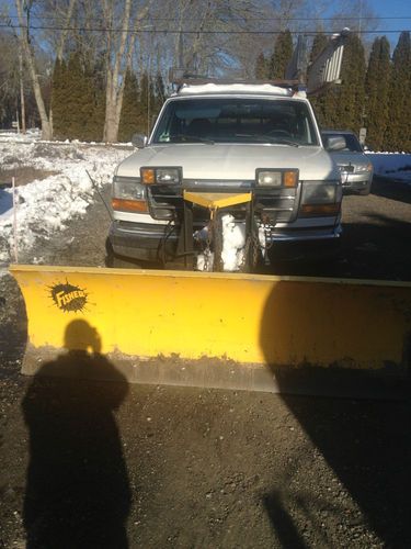 96 f350 xlt 4x4 utility body with plow only 84k miles