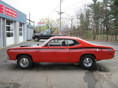 1972 plymouth duster 340 matching numbers torid red