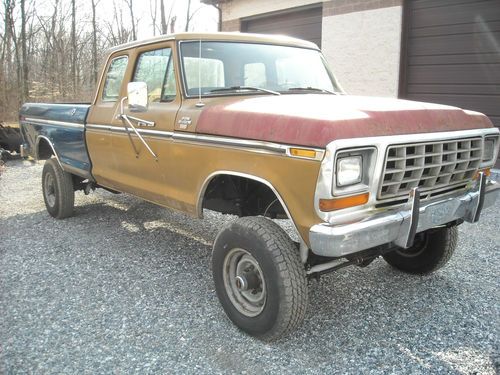 1979 ford f-250 ext-cab 4x4 460 at dana 60 front 70 rear lifted f-350