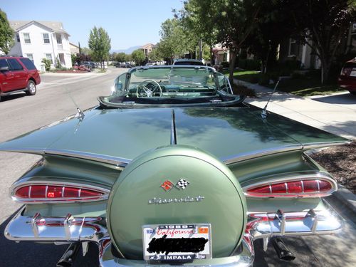1959 convertible impala  - frame off restoration - super clean - 348 - 1957 1958