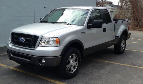 2006 ford f150 fx4 off road ext cab 4x4 leather int super clean gibson exhaust!!