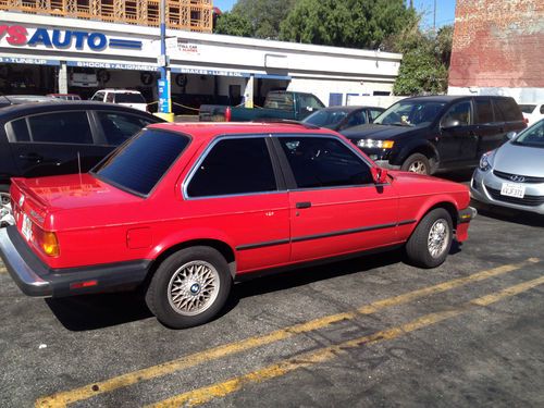 1987 bmw 3-series is 1989 bmw red with tan interior 113k original miles