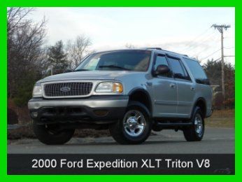 2000 ford expedition xlt 4wd 4x4 triton v8 gas leather 3rd row seating duel ac